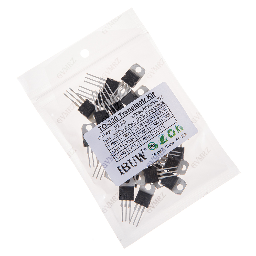 Lm317 Voltage Regulator - 28-teiliges L7805 14-Werte TO-220 Transistor-Kit (L7805/L7812/LM317