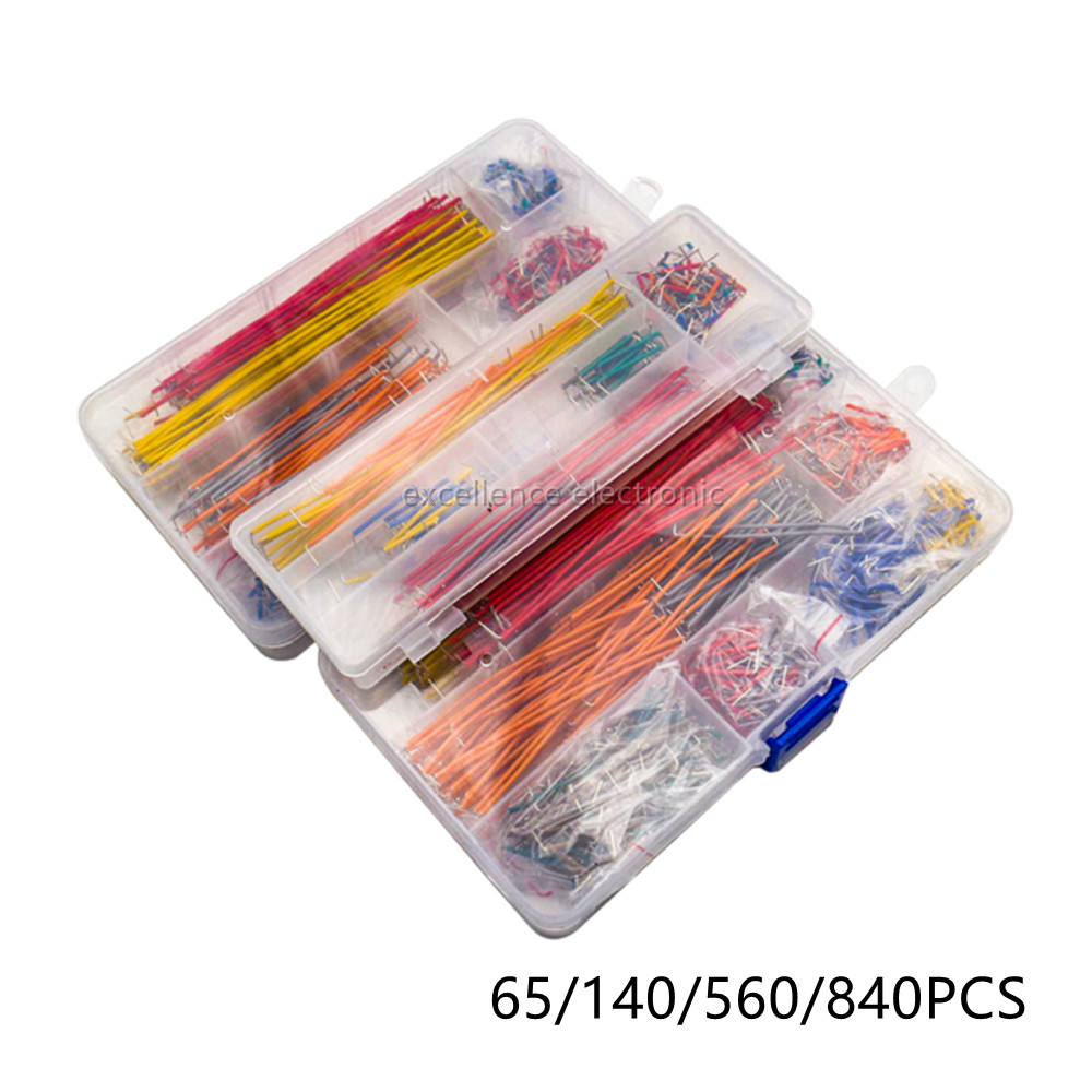 Breadboard Jumper Wire - 65/140/560/840 Teile/schachtel Lötfreie Breadboard Jumper Drähte