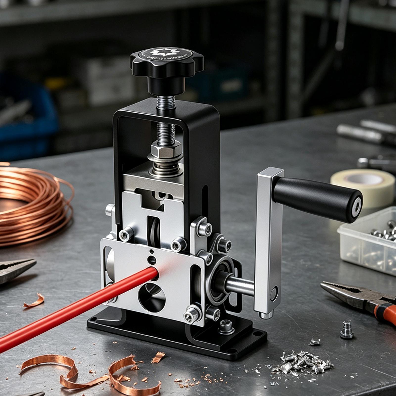 Wire Stripper Cutter - Abisoliermaschine, multifunktional, präzise, tragbare, bohrmaschinenbetriebene Abisoliermaschine,