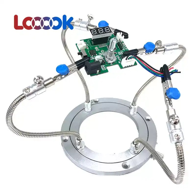 Diy Electronics Rack - Universeller Elektronik-Drehclip für DIY-Projekte, Lötarbeitsplatz und