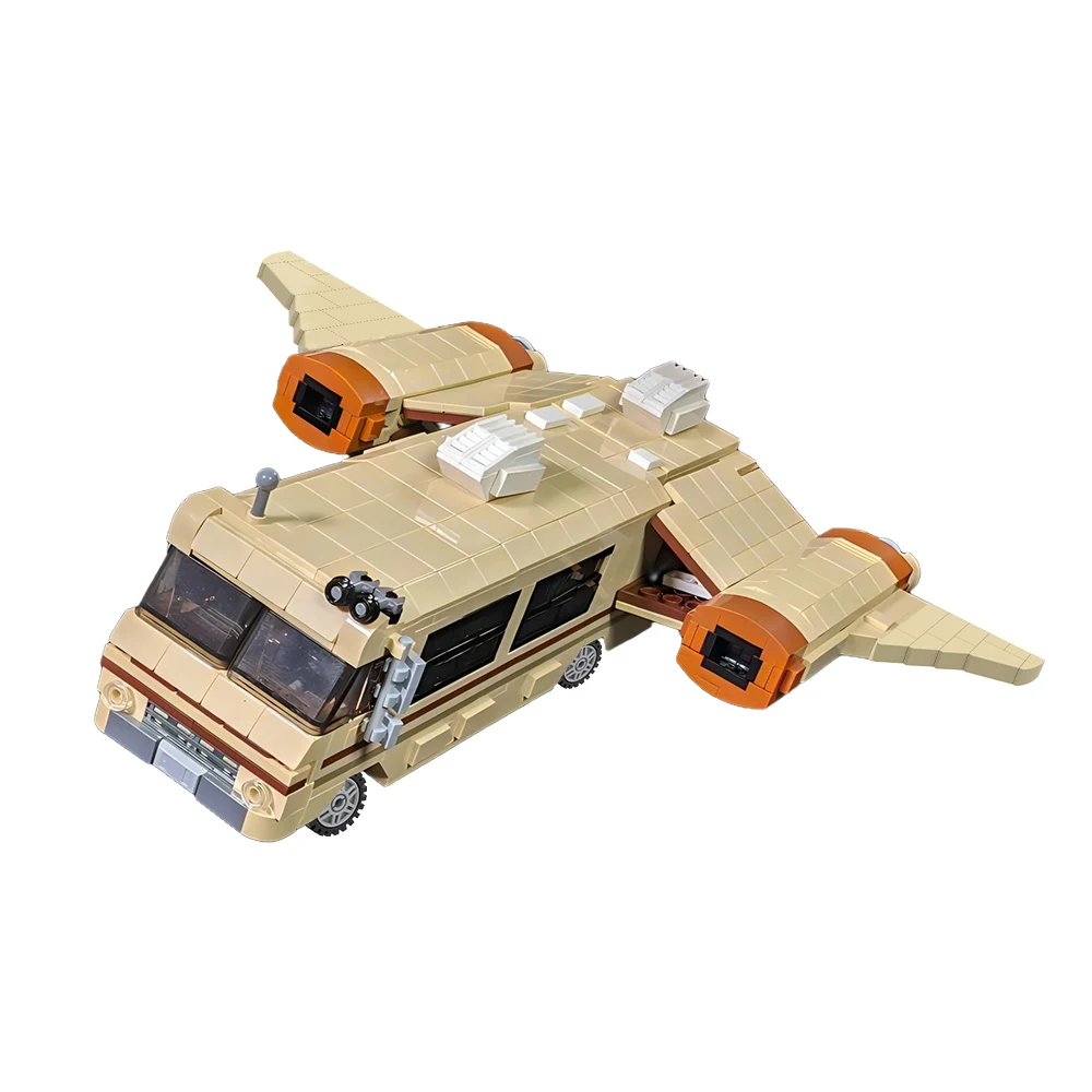 Diy Electronics Gifts - MOC Größere Spaceballs Eagles 5-Raumschiff-Baustein-Kit Breaks