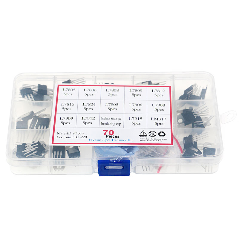 Lm317 Voltage Regulator - 70pcs 14 Spannungs regler Werte Transistor