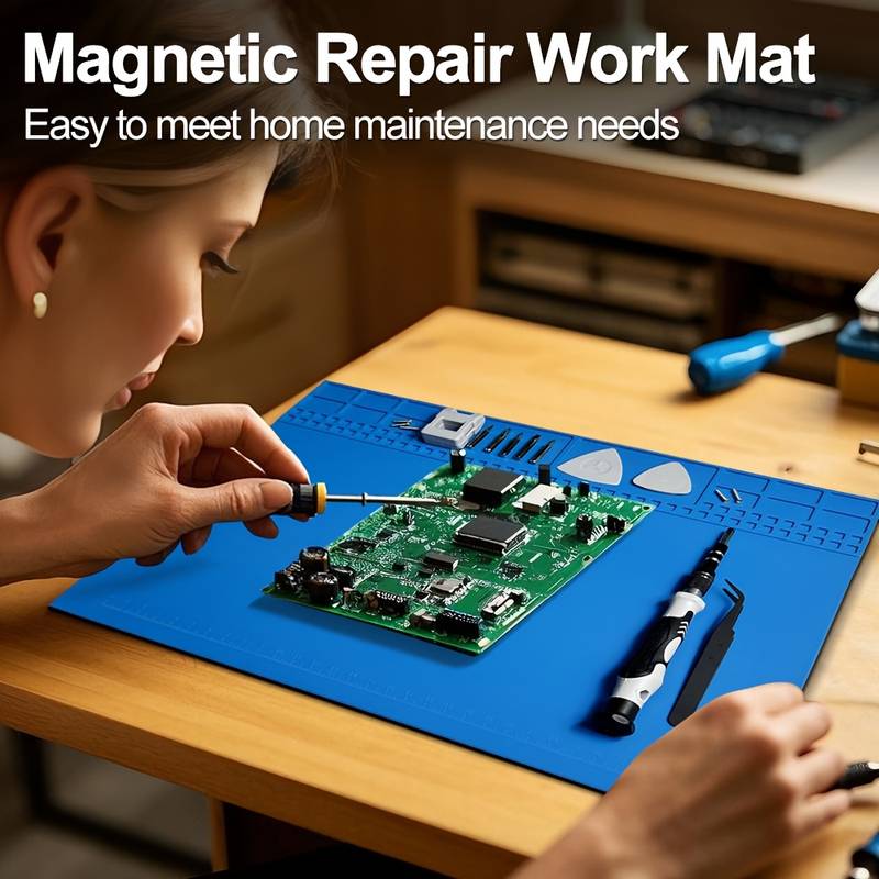 Diy Electronics Workstation - Antistatische Silikon-Lötmatte, hitzebeständig 500 ° C
