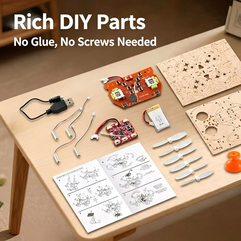 Holz-RC-Quadcopter DIY-Kit Ele – Diy From Old Electronics Bewertung und Preis