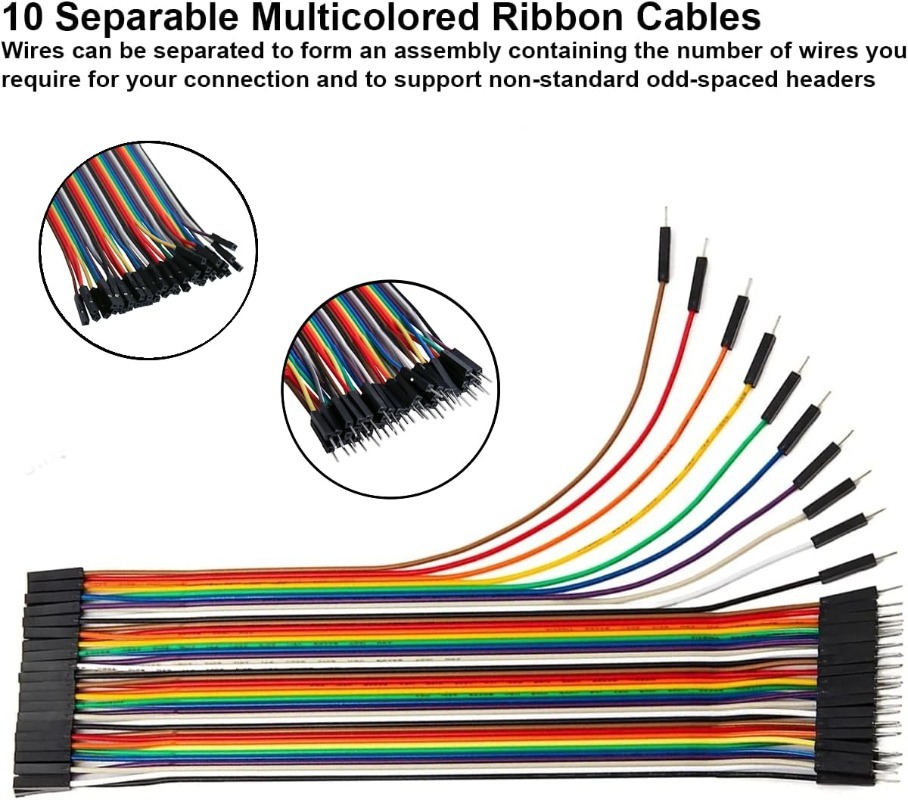 40-Pin Dupont Kabel-Set, Flach – Breadboard Jumper Wire Bewertung und Preis