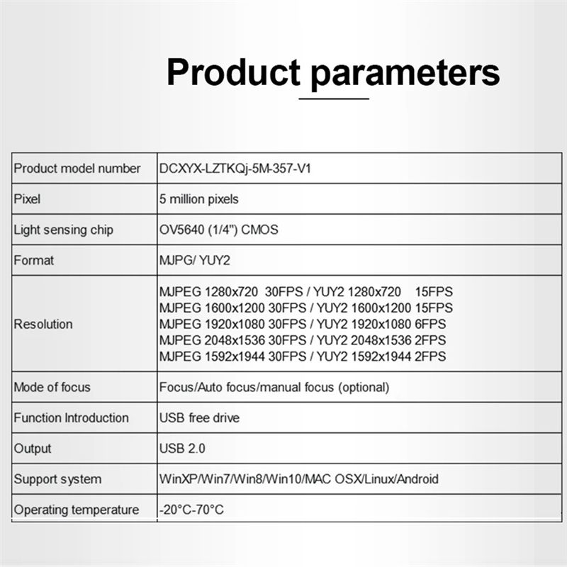 FFYY-OV5640 5-Megapixel-Videok – Diy Electronics Videos Bewertung und Preis