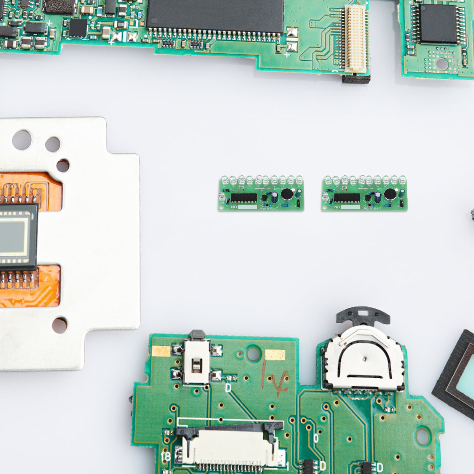 2-teiliges LED-Fließlicht-Löts – Diy Electronics Board Bewertung und Preis