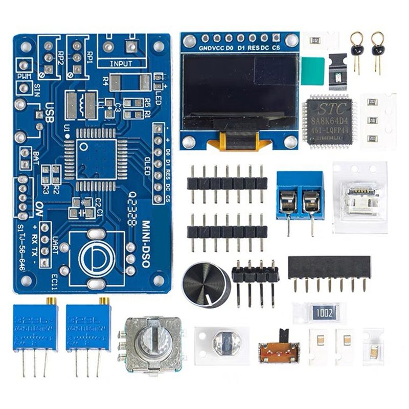 AT14 Digitales DIY-Oszilloskop – Diy Electronics Components Kit Bewertung und Preis