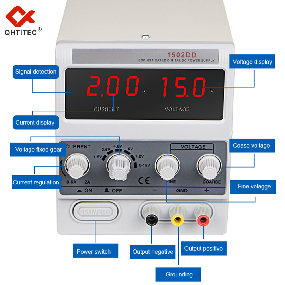 QHTITEC DC Geregeltes Netzteil – Dc Power Supply Variable Bewertung und Preis