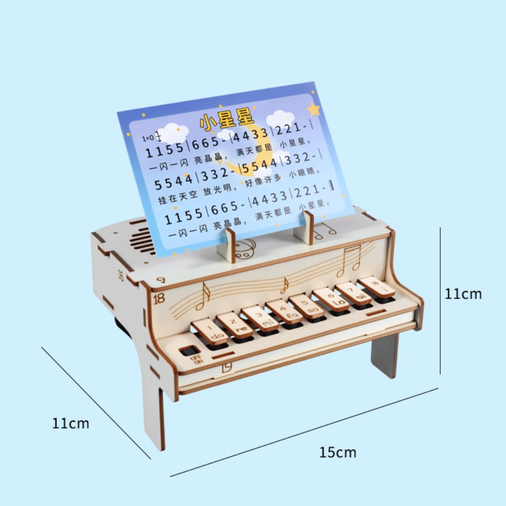 DIY Holz-Elektronisches Klavie – Diy Electronics Components Kit Bewertung und Preis