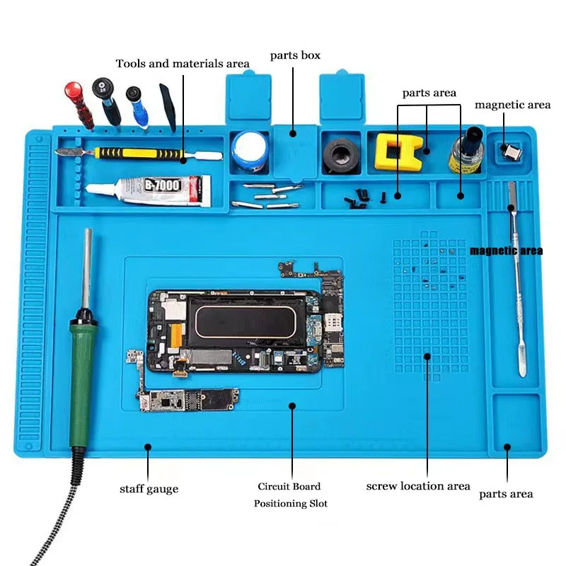 Antistatische Silikon-Lötmatte – Diy Electronics Workstation Bewertung und Preis
