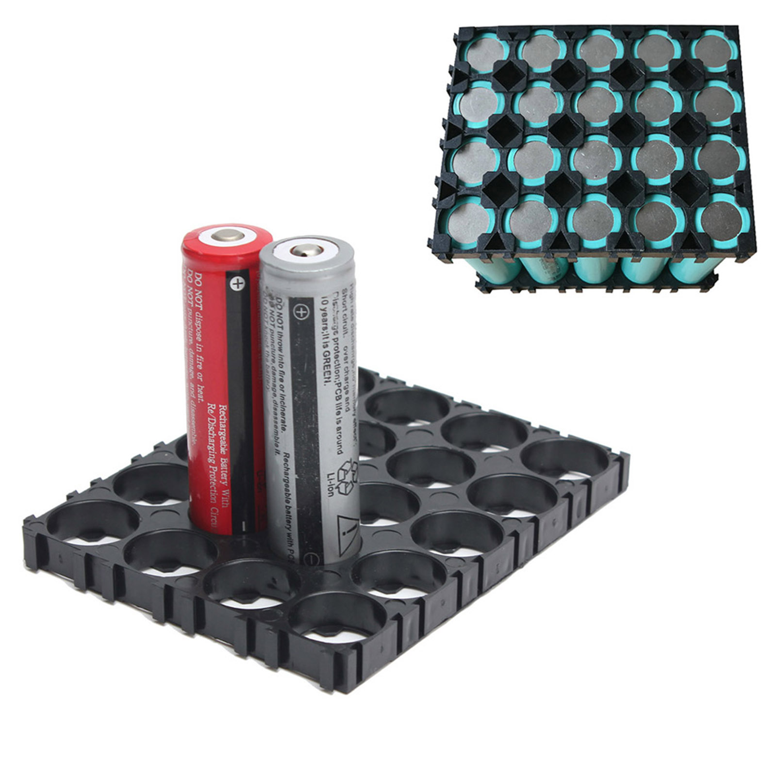 Kunststoff-18650-Batteriehalte – Diy Electronics Rack Bewertung und Preis