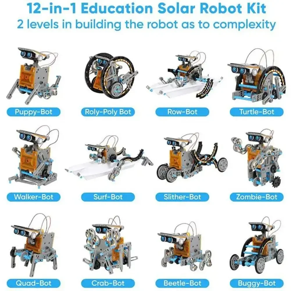 13-in-1 solarbetriebener Robot – Diy Electronics Gifts Bewertung und Preis